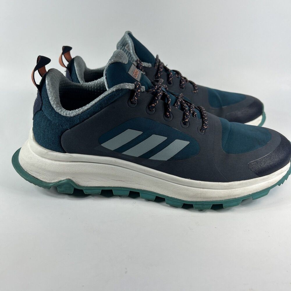 adidas Response Trail X Womens Running Shoe Size 8 Teal Blue Outdoor